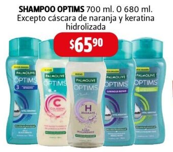 Farmacias Guadalajara SHAMPOO OPTIMS 700 ml. o 680 ml. oferta