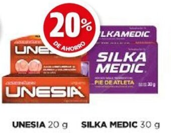 UNESIA 20g o SILKA MEDIC 30g