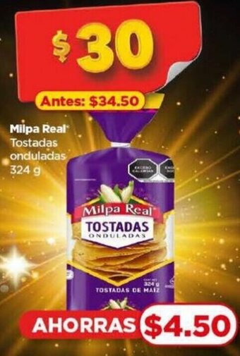 Milpa Real Tostadas onduladas 324g