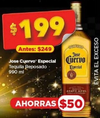 Bodega Aurrerá Jose Cuervo Especial 990ml oferta
