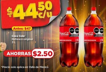 Bodega Aurrerá Coca Cola Refresco original 3L oferta