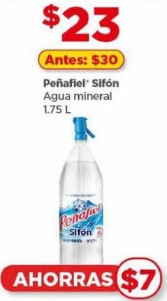 Bodega Aurrerá Peñafiel Sifón Agua mineral 1.75 L oferta