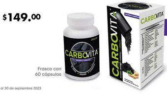 CARBOVITA Frasco con 60 cápsulas