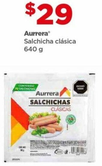 Bodega Aurrerá Aurrera Salchicha clásica 640 g oferta