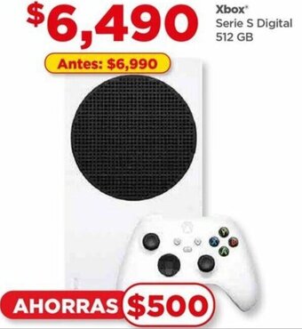 Bodega Aurrerá Xbox Serie S Digital 512 GB oferta