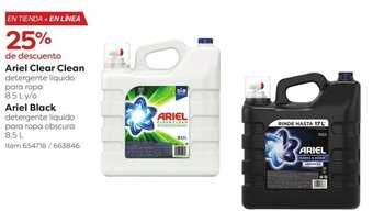 Ariel Clear Clean detergente líquido para ropa 8.5 L y/o