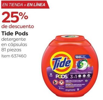 Tide Pods 81 piezas