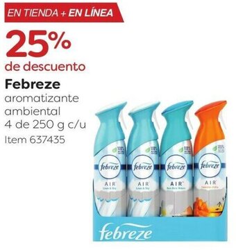 febreze 4 de 250 g c/u