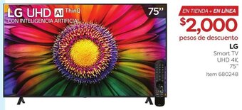LG Smart TV UHD 4K 75"