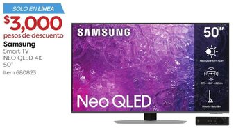 Costco Samsung Smart TV NEO QLED 4K 50" oferta