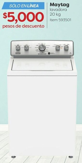 Costco Maytag lavadora 20 kg oferta