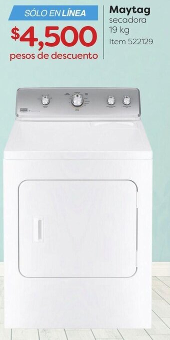 Costco Maytag secadora 19 kg oferta