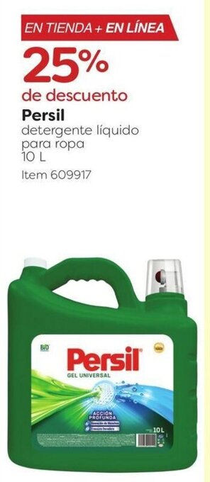 Persil detergente líquido para ropa 10 L