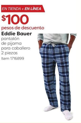 Costco Eddie Bauer pantalón de pijama para caballero 2 piezas oferta
