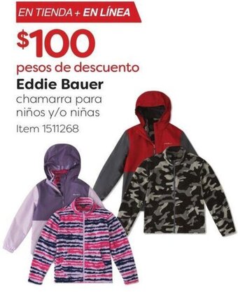 Costco Eddie Bauer chamarra para niños y/o niñas oferta