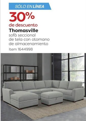 Costco Thomasville sofá seccional oferta