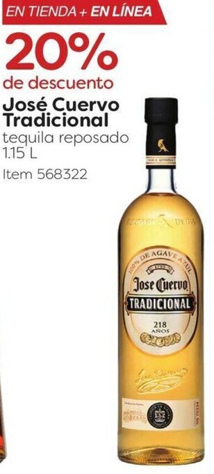 José Cuervo Tradicional tequila reposado 1.15 L