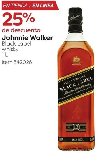 Costco Johnnie Walker Black Label whisky 1 L oferta