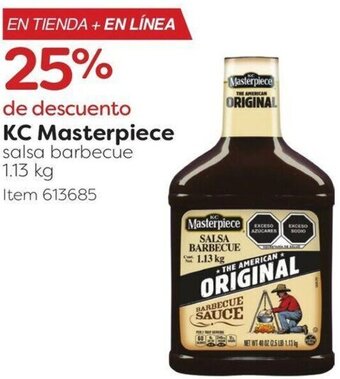 KC Masterpiece salsa barbecue 1.13kg