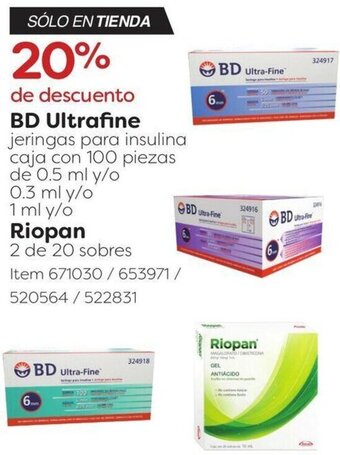 Costco BD Ultrafine jeringas para insulina caja con 100 piezas de 0.5 ml y/o 0.3 ml y/o oferta