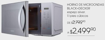 HORNO DE MICROONDAS BLACK+DECKER