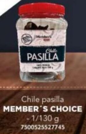 City Club Chile pasilla MEMBER'S CHOICE 130g oferta