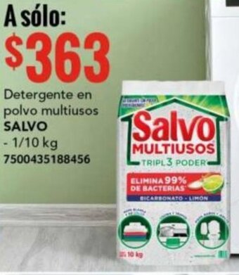 City Club SALVO Detergente en polvo multiusos 10 kg oferta