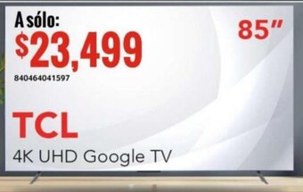 TCL 4K UHD Google TV