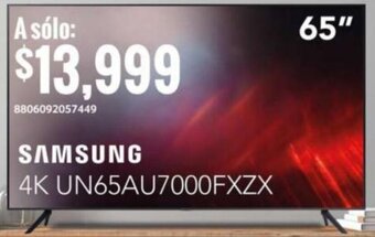 City Club SAMSUNG 4K UN65AU7000FXZX 65" oferta