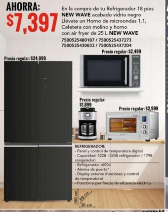 City Club Refrigerador NEW WAVE oferta