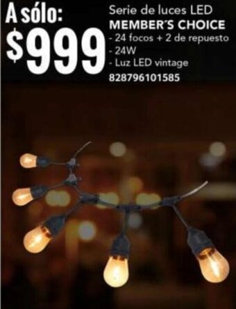 City Club MEMBER'S CHOICE Serie de luces LED oferta