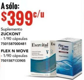 City Club Suplemento ZUCKONT 90 cápsulas oferta