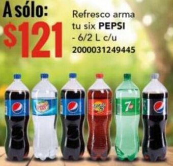 City Club PEPSI Refresco arma tu six 2 L oferta