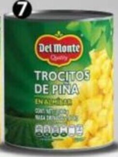 City Club DEL MONTE Piña en trocitos 3kg oferta