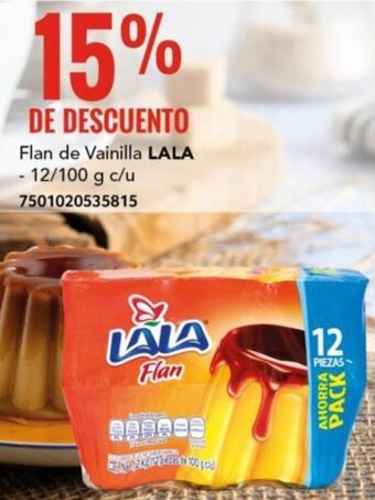LALA Flan de Vainilla 100g