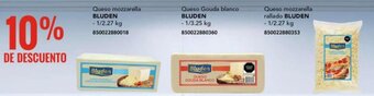 City Club BLUDEN Queso mozzarella 27kg oferta