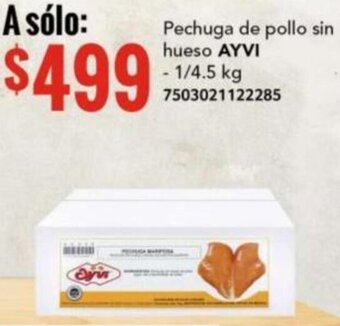 City Club AYVI Pechuga de pollo sin hueso 4.5kg oferta