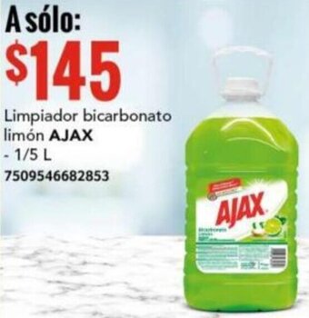 City Club AJAX Limpiador bicarbonato limón 1/5L oferta