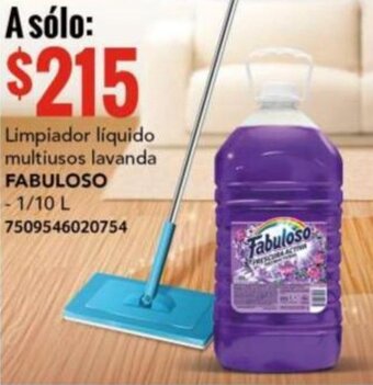 City Club FABULOSO Limpiador líquido multiusos lavanda 1/10L oferta