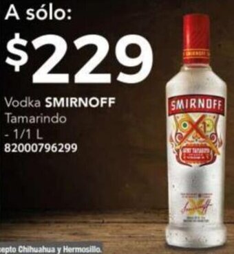 City Club SMIRNOFF Vodka Tamarindo 1/1L oferta