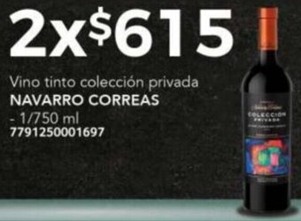City Club NAVARRO CORREAS Vino tinto colección privada 1/750ml oferta