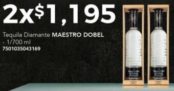 City Club MAESTRO DOBEL Tequila Diamante 1/700ml oferta