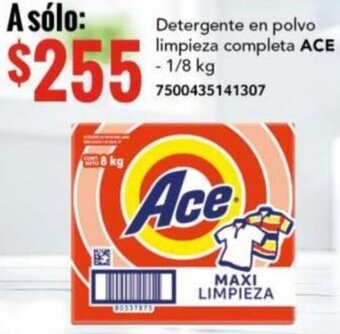City Club ACE Detergente en polvo limpieza completa 1/8kg oferta