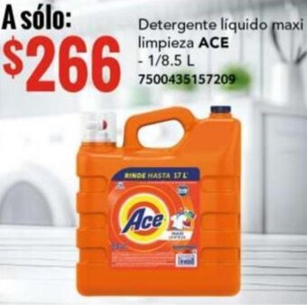 City Club ACE Detergente líquido maxi limpieza 1/8.5L oferta