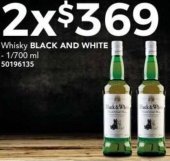 City Club BLACK AND WHITE Whisky 1/700ml oferta