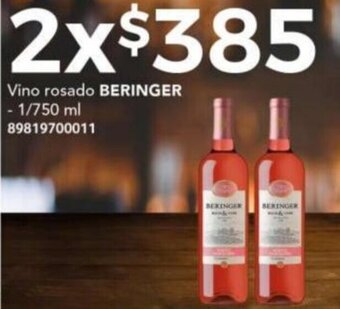 BERINGER Vino rosado 1/750ml