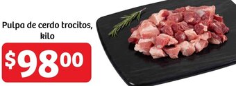 Soriana Híper Pulpa de cerdo trocitos oferta