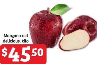 Soriana Híper Manzana red delicious oferta