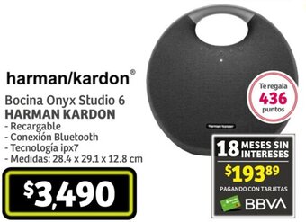 HARMAN KARDON Bocina Onyx Studio 6