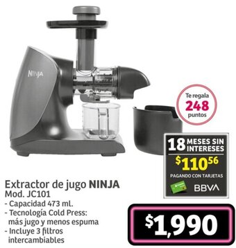 NINJA Extractor de jugo 473ml